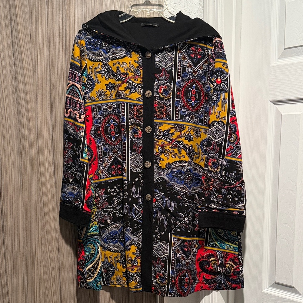 Colorful Patterned Women's Jacket